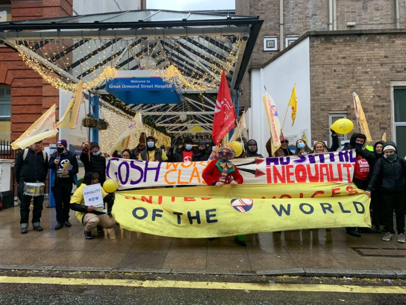 Security guards strike at Great Ormond Street Hospital