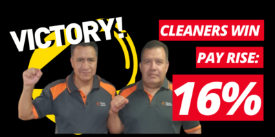 Latchmere cleaners win 16% pay rise