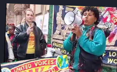 Solidarity with the striking cleaners and catering staff at the Department For Education, UK!