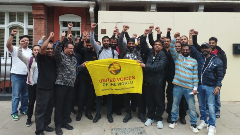 Harrods cleaners fight to visit their families!