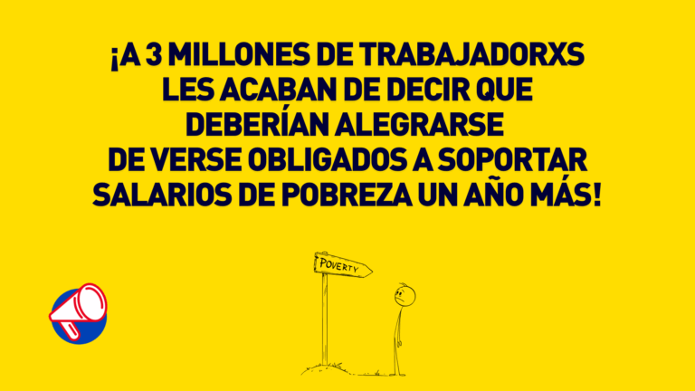 El nuevo salario mínimo que entró en vigor el 1 de abril del 2025 es un salario de pobreza